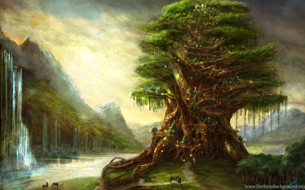 Download Wallpapers Magical Tree (1440 X 900 Widescreen). Desktop ...