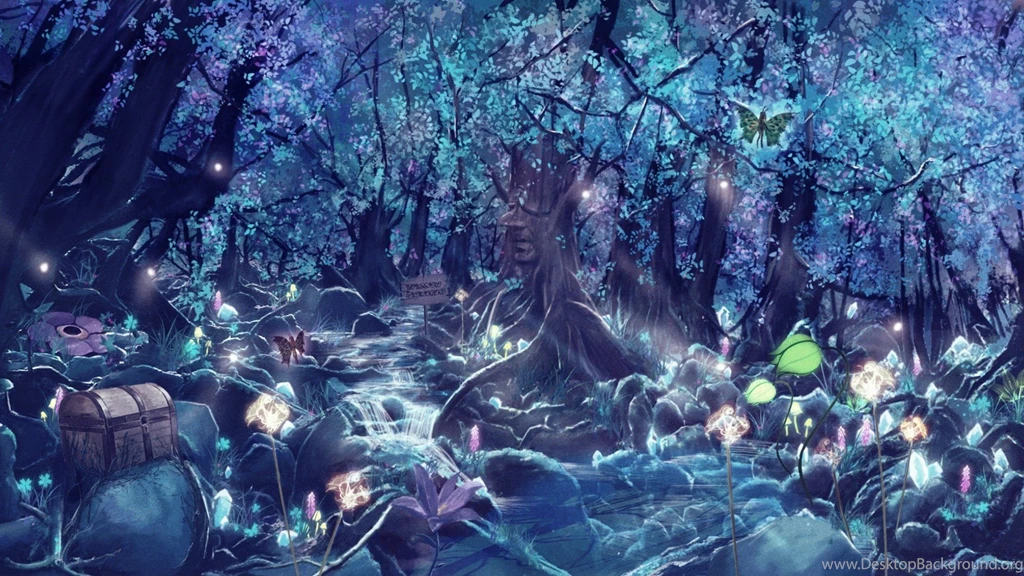 Artwork Fantasy Magical Art Forest Tree Landscape Nature Magic ...