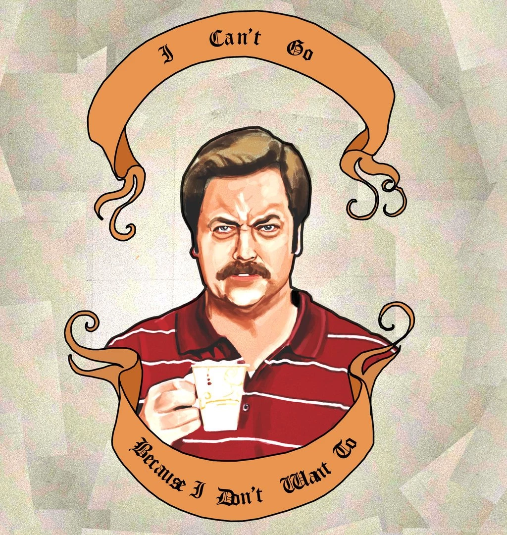 Ron Swanson Final By Moriartee On DeviantArt
