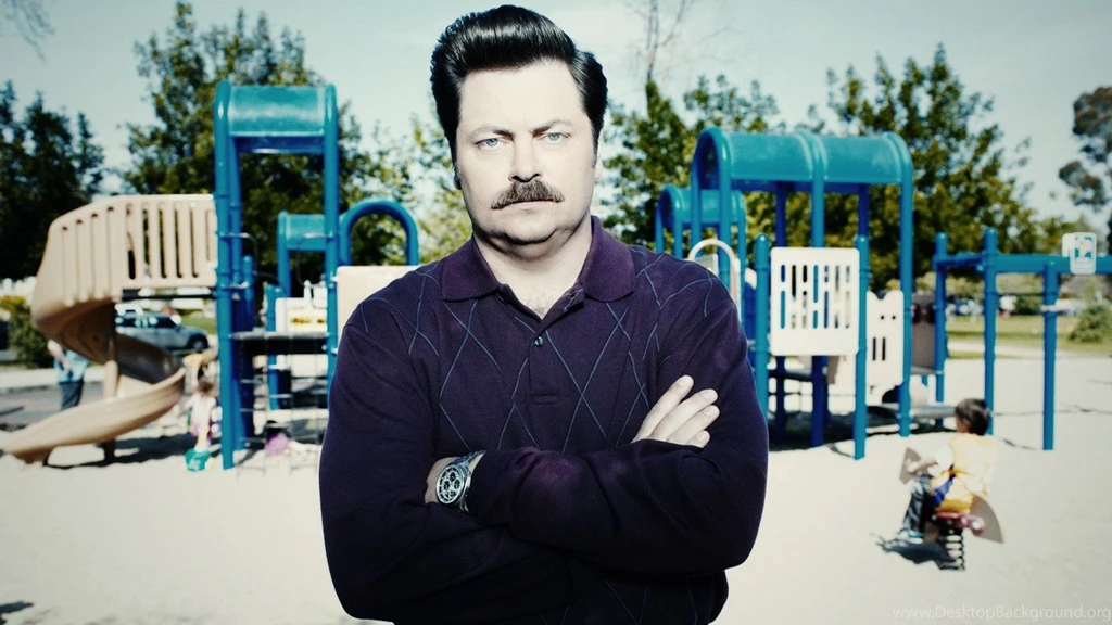 Download Ron Swanson Wallpapers 1366x768