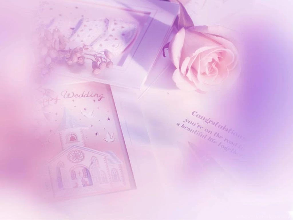 Free Wedding Double Hearts Backgrounds For PowerPoint ...