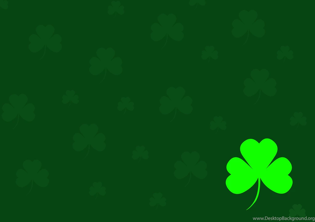 HD Shamrock Green Leaves Vector Wallpapers Full Size ...