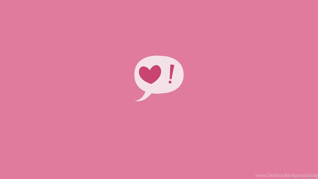 Download 2560x1440 Minimal Valentines Speech Bubble Wallpapers