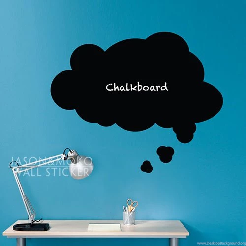 Thought Bubble Chalkboard Wall Decal Speech Bubble Wall Sticker ...