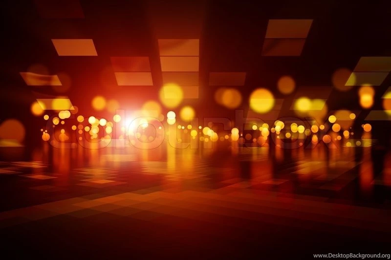 Abstract Backgrounds Bright Glowing Orange Lights Stock Photo