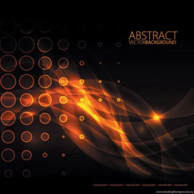 Orange Abstract Backgrounds Vector