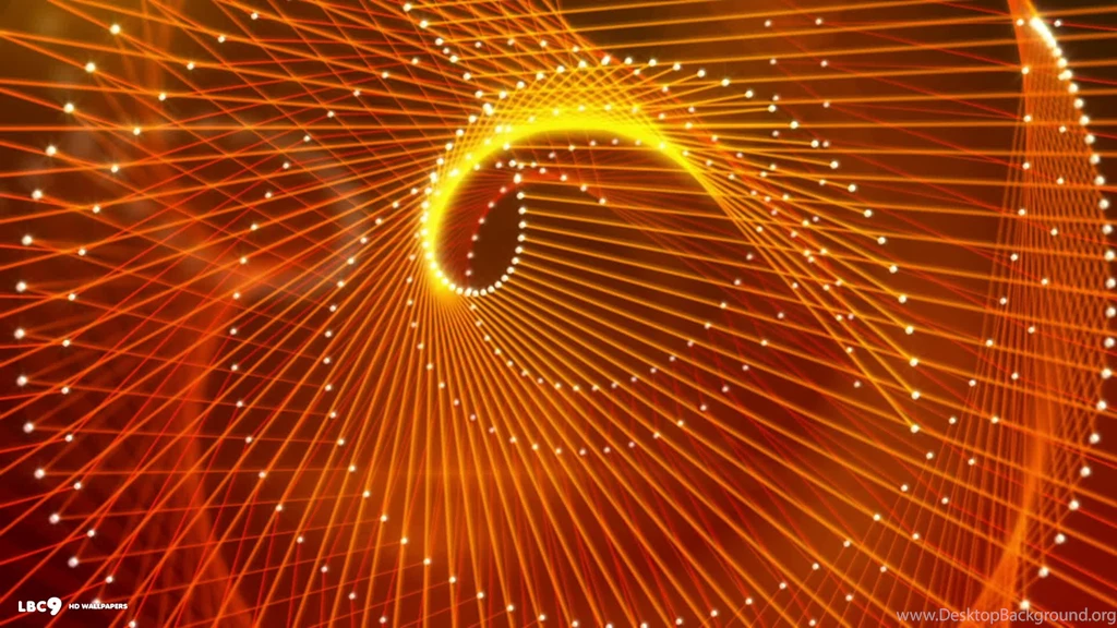 Orange Abstract Lines Wallpapers 1/15