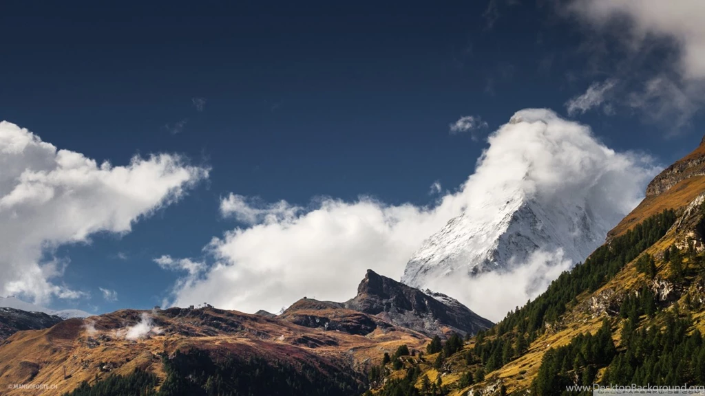 Matterhorn, View From Zermatt, Switzerland HD Desktop Wallpapers ...