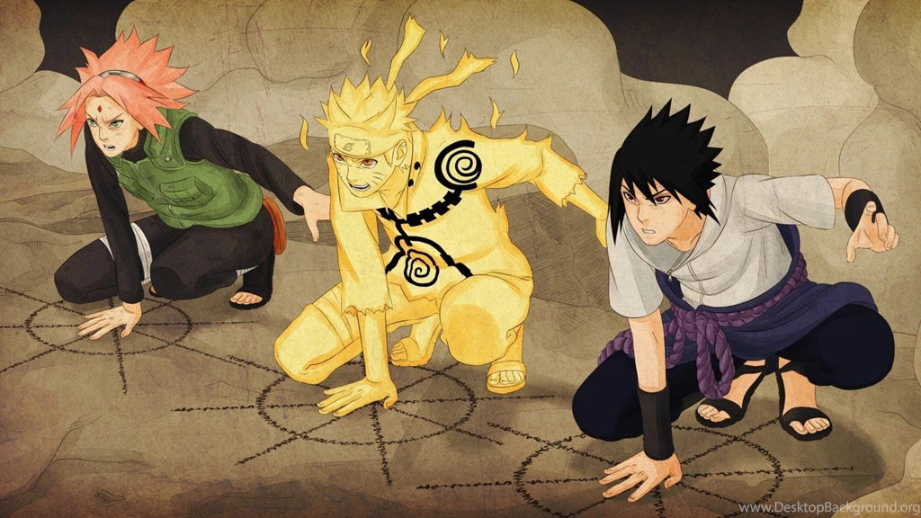 Download Wallpapers Manga, Naruto, Sakura, Sasuke, The Fourth ...