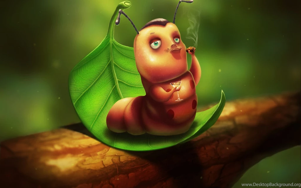 1440x900 Cigar, Sheet, Graphics, Glass, Caterpillar, Macho, Figure ...