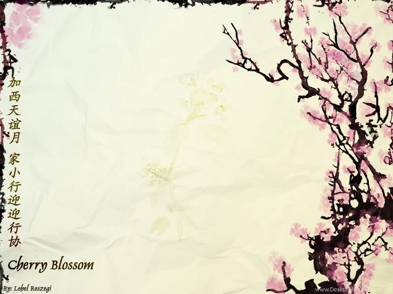 Japanese Cherry Blossom Art Wallpapers