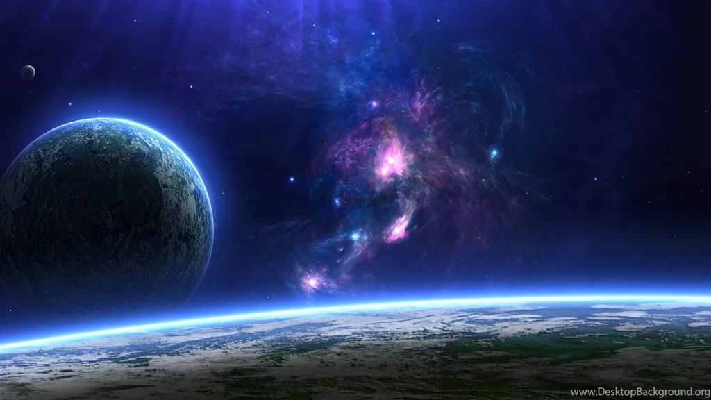 1280x720 Blue Panet Artwork Wallpapers