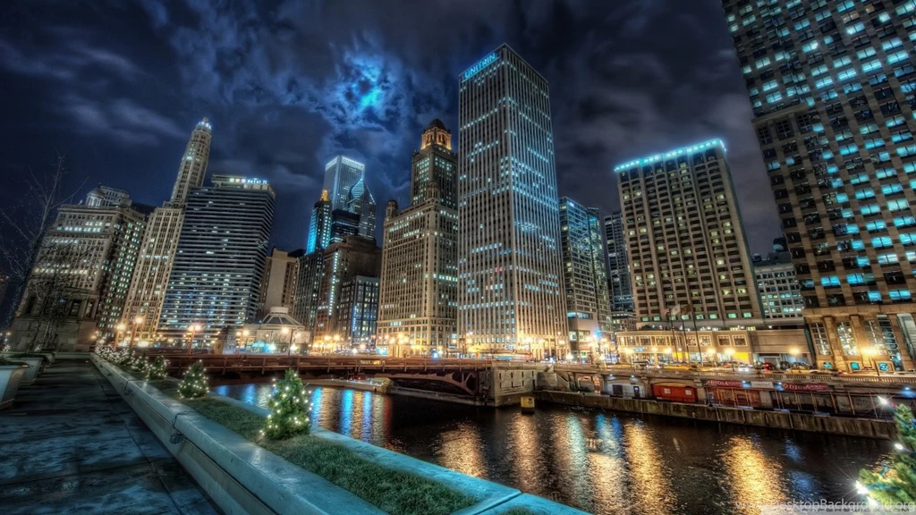 Downtown Chicago HD Desktop Wallpapers : High Definition ...