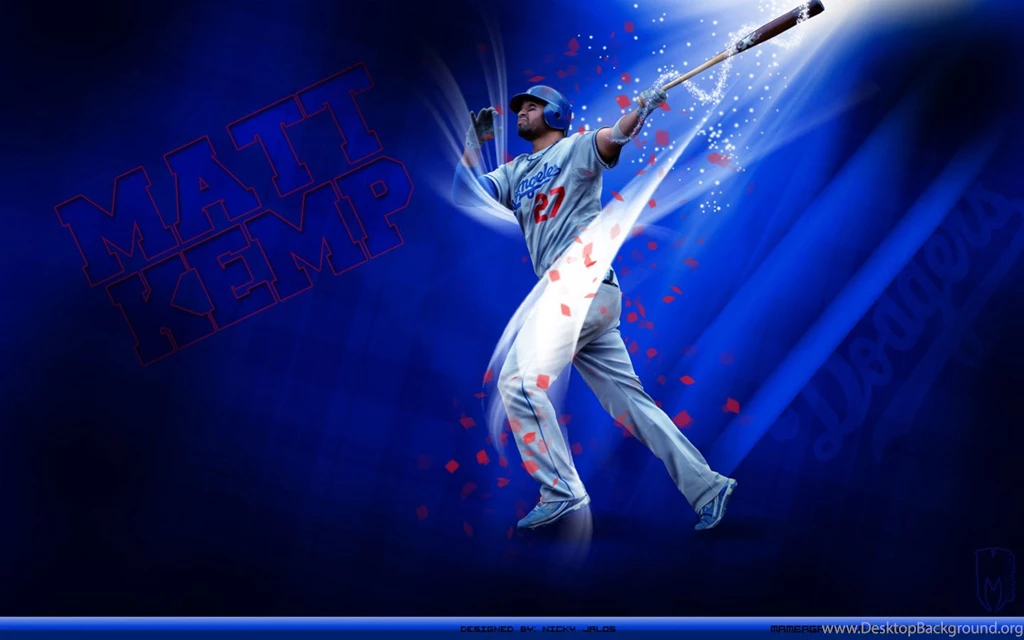Los Angeles Dodgers Wallpapers – Logo – 1366×768