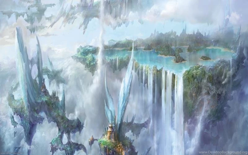 landscape anime backgrounds floating