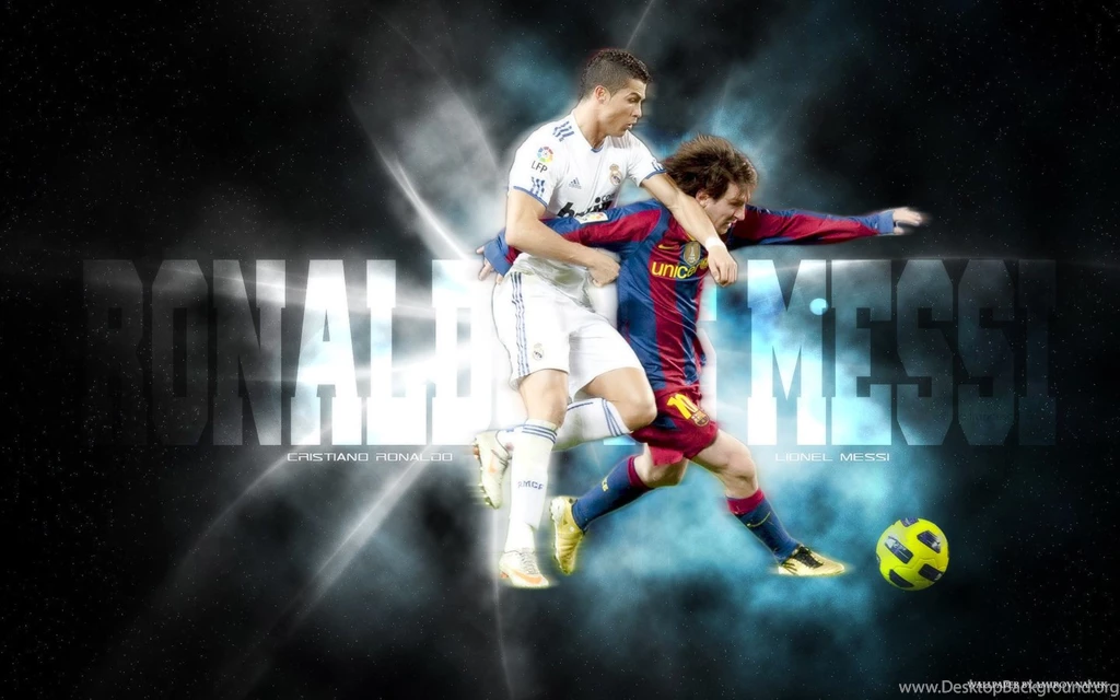 Ryan Rizki Febriani: Foto Lionel Messi VS Cristiano Ronaldo