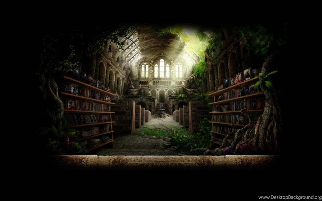 Library Fantasy Desktop Wallpapers 800x600, Library Fantasy ...