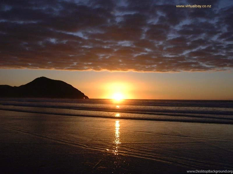 Virtual Bay   Wallpapers Gallery   West Coast Sunset 1
