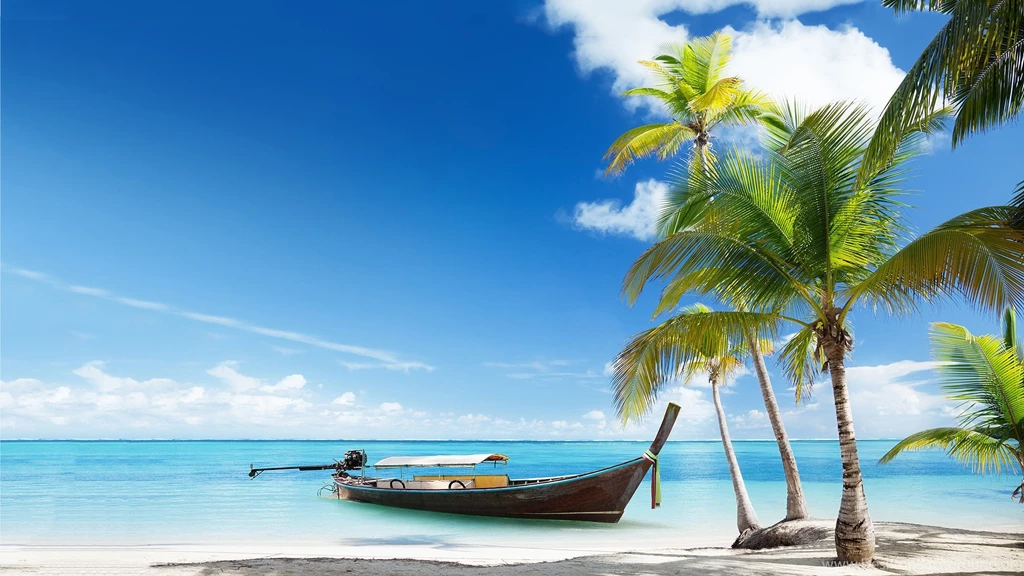 HD Tropical Beaches Island Desktop Wallpapers Full Size ...