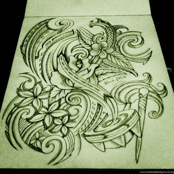 Polynesian Art. Samoan Tribal.