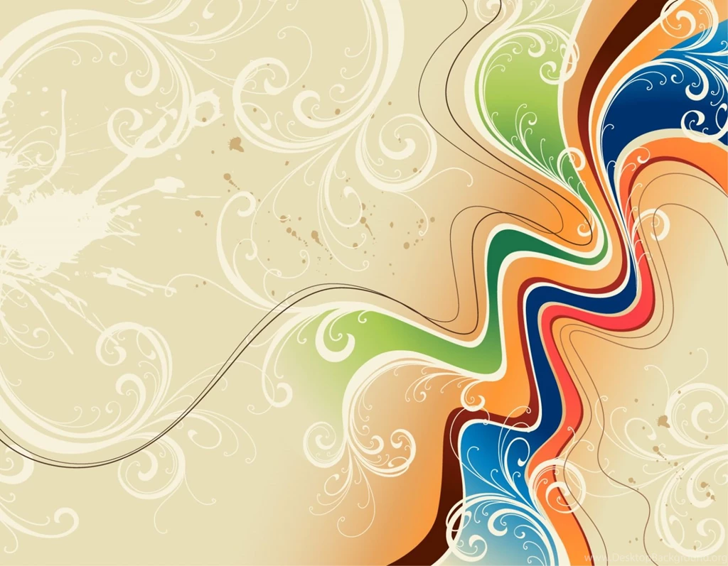 Classic Colorful 3D Floral Design Wallpapers