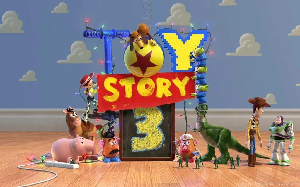 Toy Story 3 Characters Cloud Wall Wallpapers 1280×800   Toy Story ...