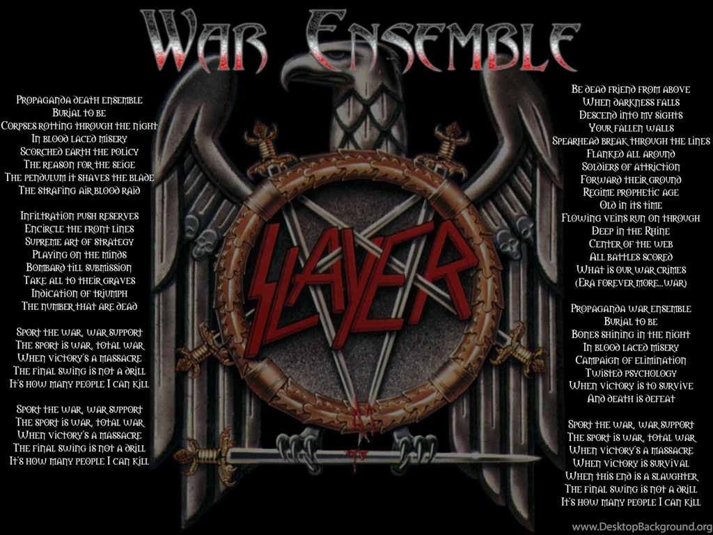 Slayer Groups Bands Music Heavy Metal Death Hard Rock Album Covers ...