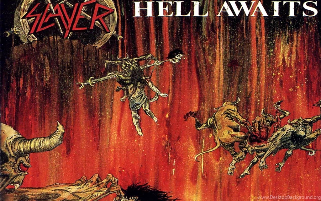 Wallpaper: Slayer, Rock Band, Metal Music, Hell Awaits, Creepy ...