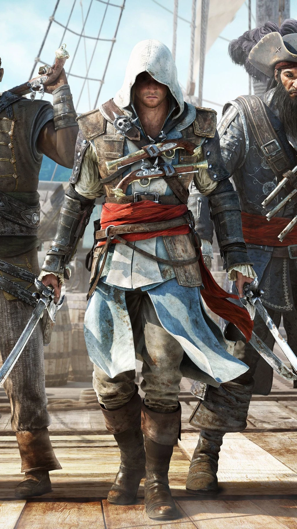 Assassins Creed 4 Black Flag HTC One Wallpapers