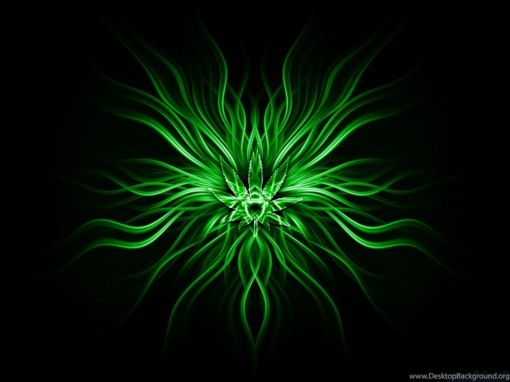 Cool Green Abstract