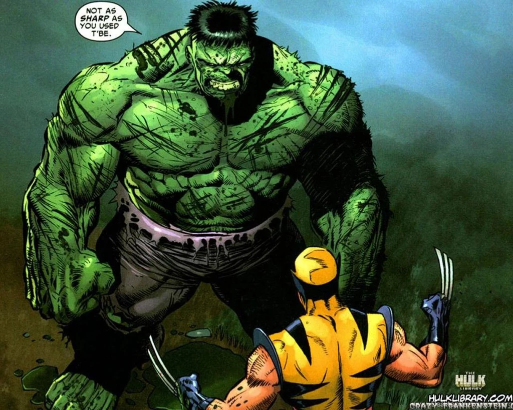 Hulk Mocks Wolverine Wallpapers   (