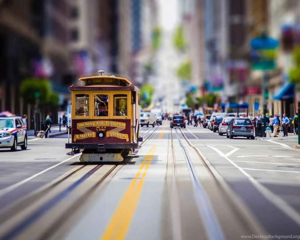 1280x1024 San Francisco Village Tram Desktop PC And Mac Wallpapers