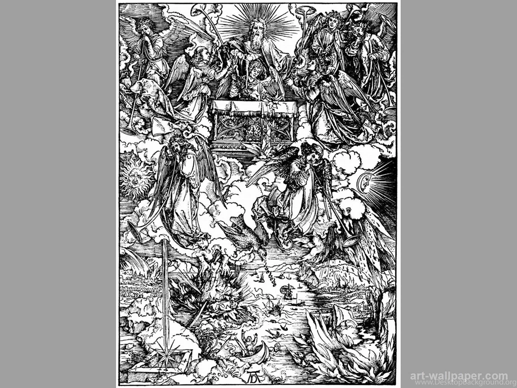 Illustration For Apocalypse "scene: The Seven Trombone Angel ...