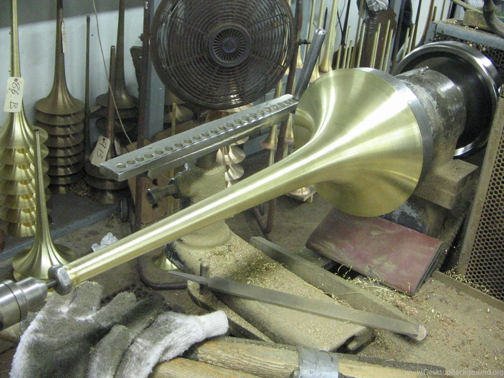 File:Trombone On Lathe.jpg Wikimedia Commons