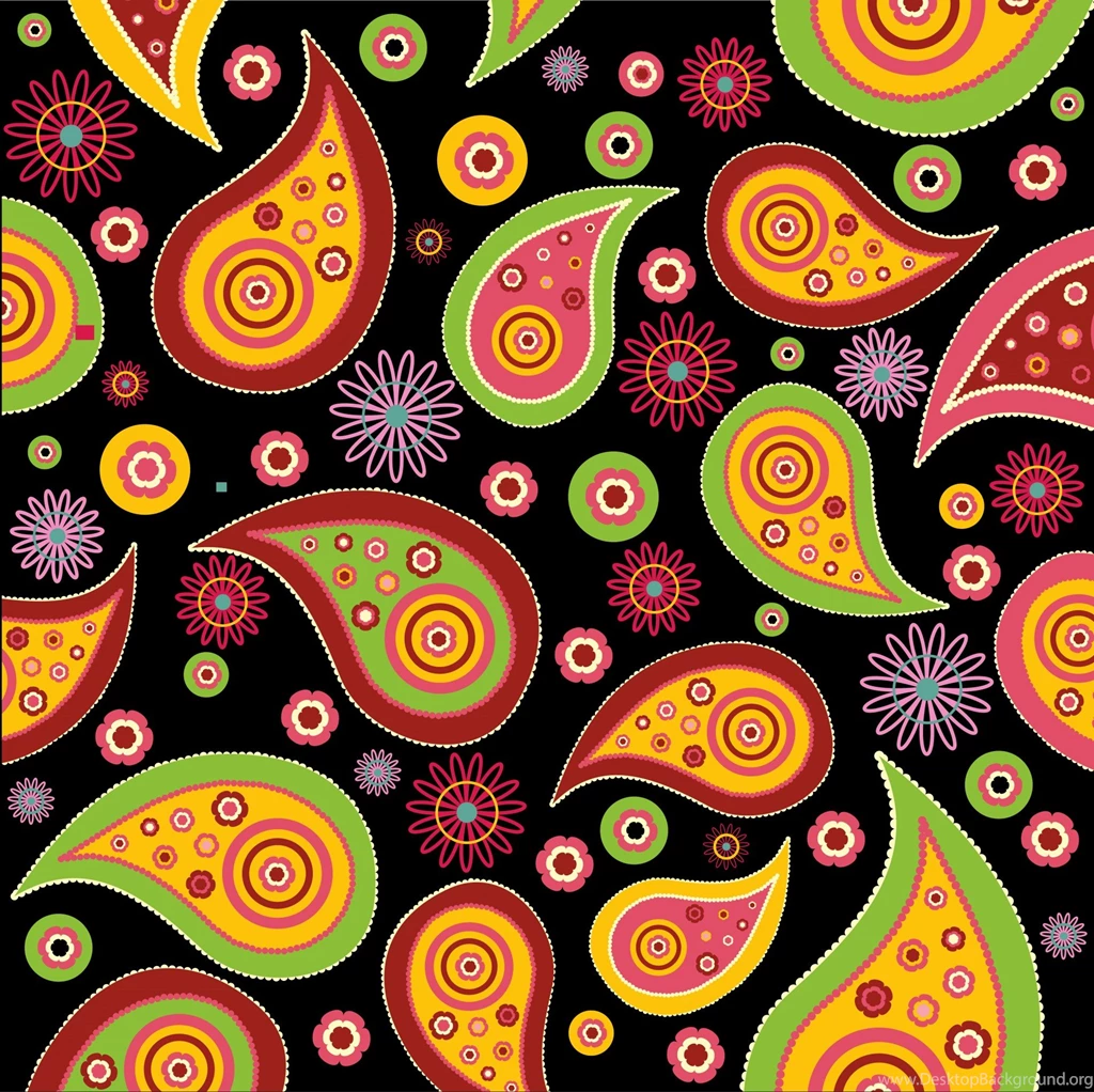 Paisley Pattern Backgrounds Colorful Free Stock Photo   Public ...
