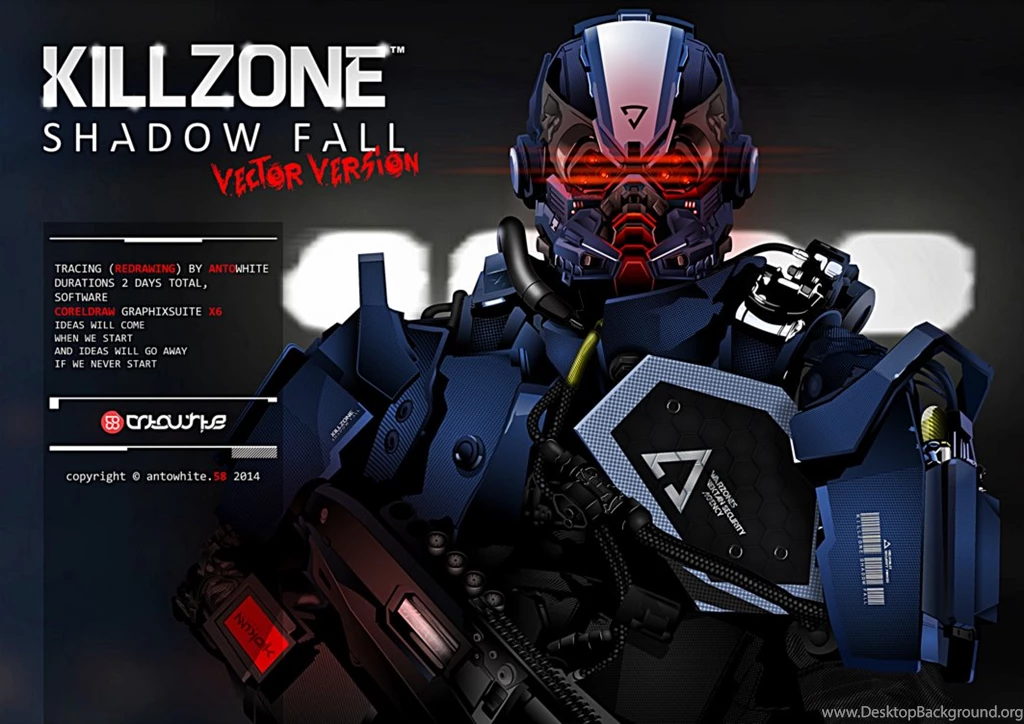 Redrawing/trace My Killzone Wallpapers By Antowhite On DeviantArt