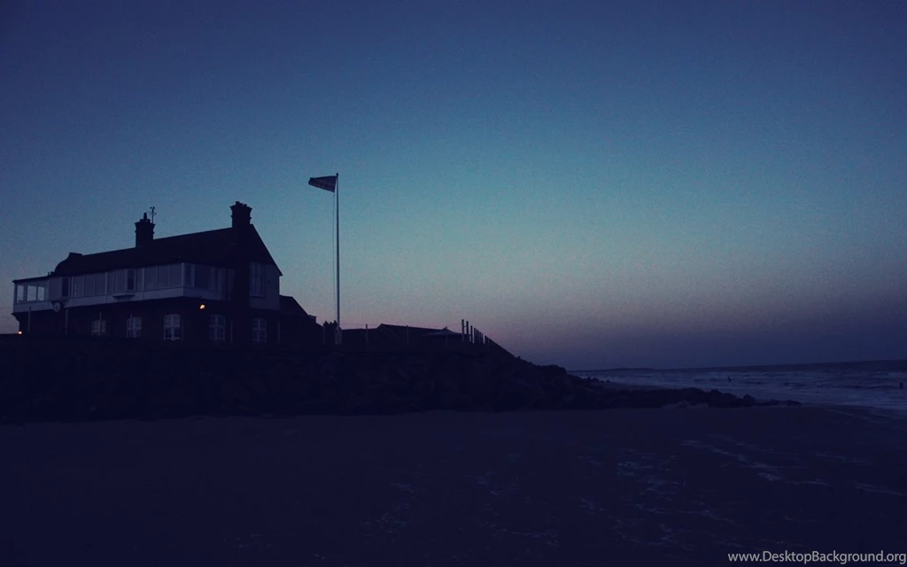 1280x800 Beach House At Night Desktop PC And Mac Wallpapers
