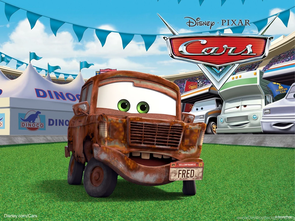 Fred The Rusty Car From Pixar's Cars Movie Desktop Wallpapers