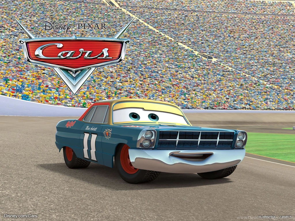 Mario Andretti Race Car From Pixar's Cars Movie Desktop Wallpapers