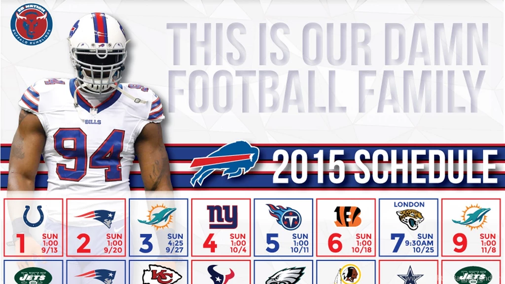 2015 Bills Schedule Wallpapers   Buffalo Rumblings