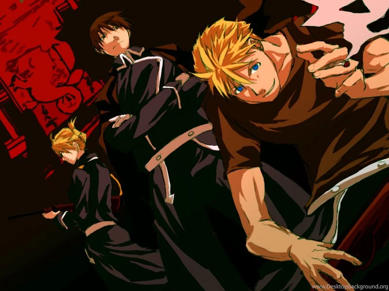 Roy Mustang And Riza Hawkeye (with Jean Havoc)   ROY/RIZA= ROYAI ...