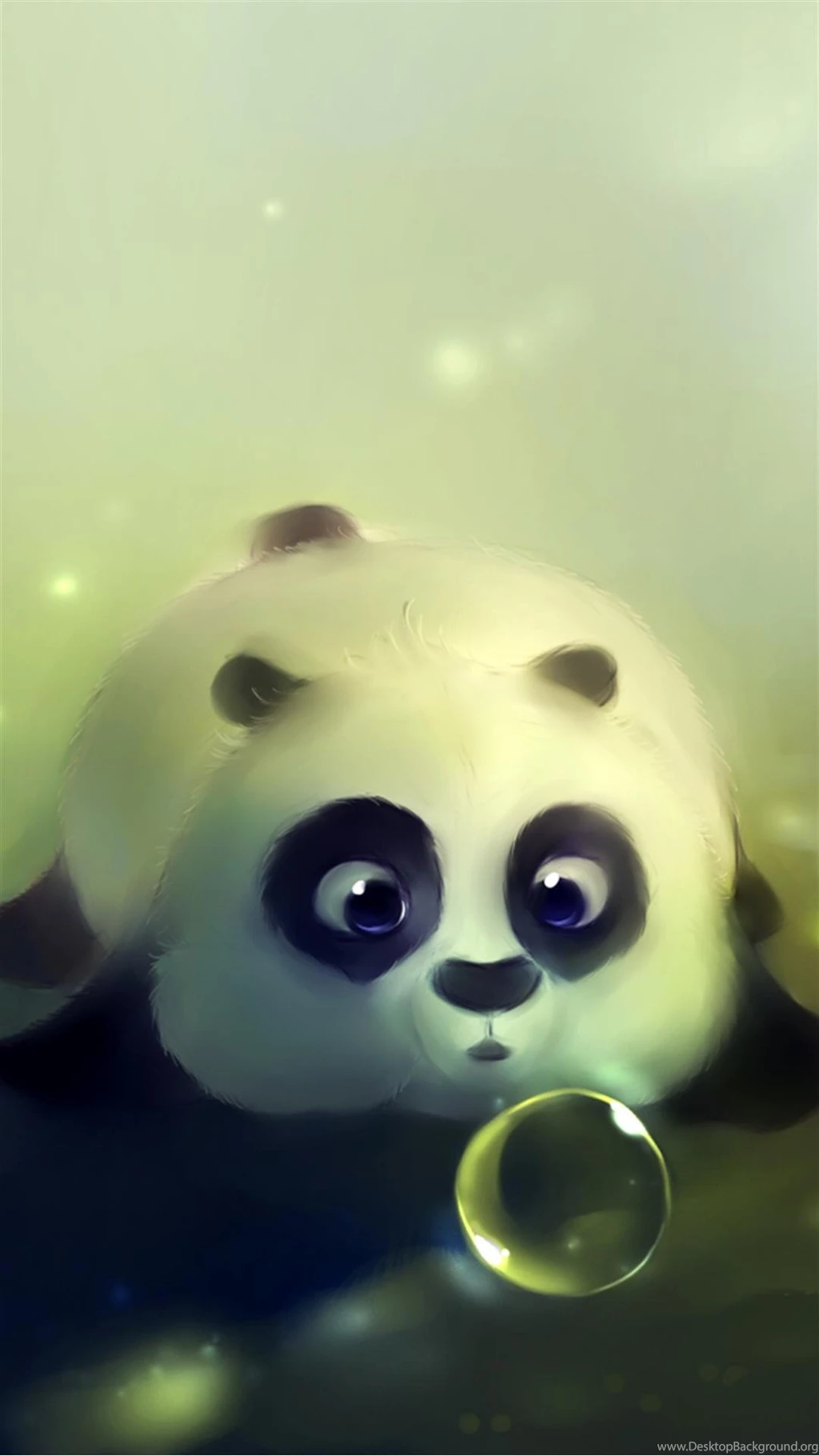 Cute Panda Bubble Android Wallpapers Free Download