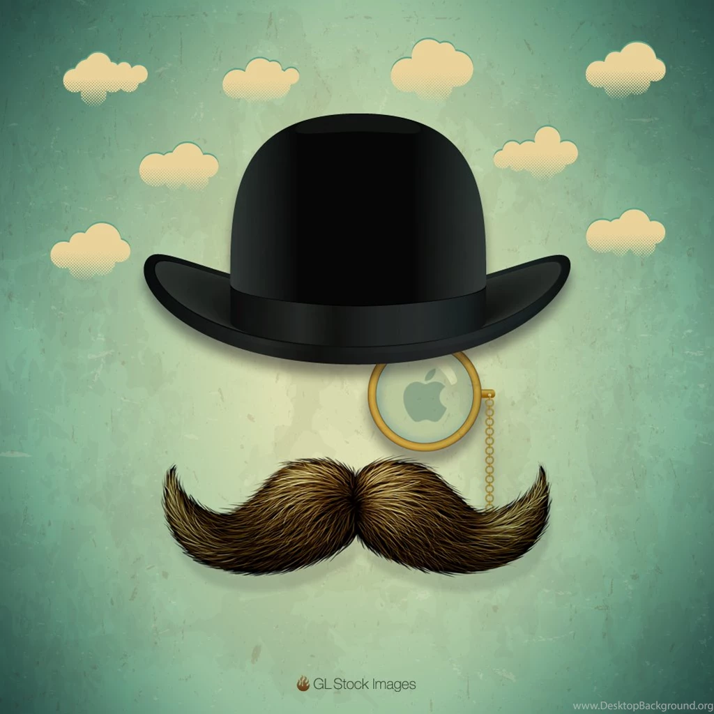 Vintage Look iPad (HD/RETINA) Apple Backgrounds