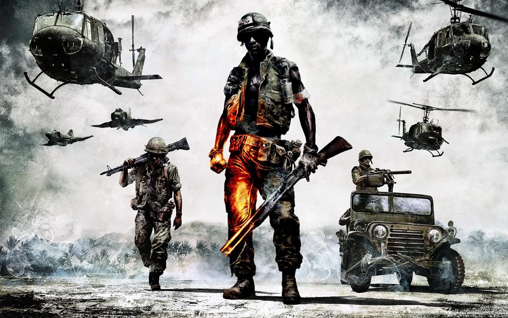 Battlefield Bad Company 2 Soldiers Weapons