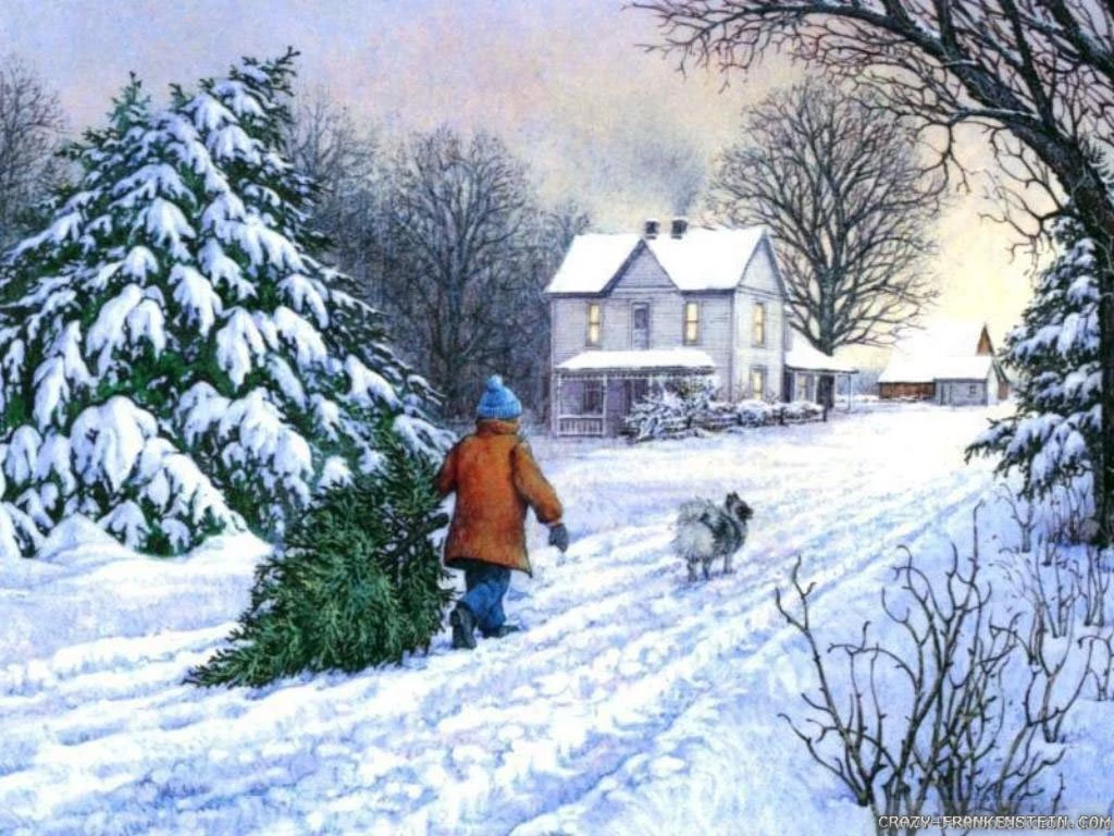 Winter Christmas Wallpapers   Crazy Frankenstein