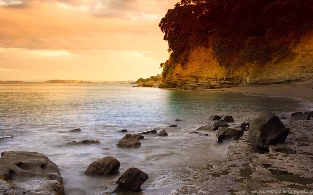 Widescreen, Rhodos, Beach, Sunset, Greece, Wallpaper, Nature, Mac ...