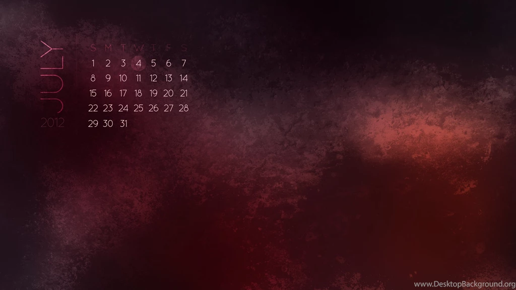 Free Desktop Wallpapers Calendars: July 2012