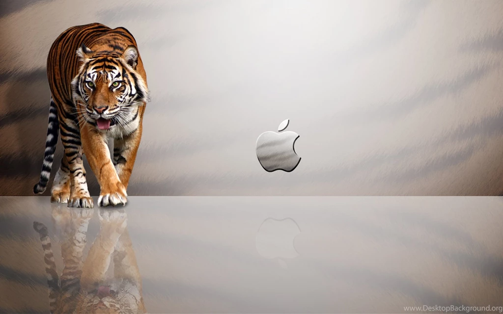 Apple Mac Tiger Logo Wallpapers