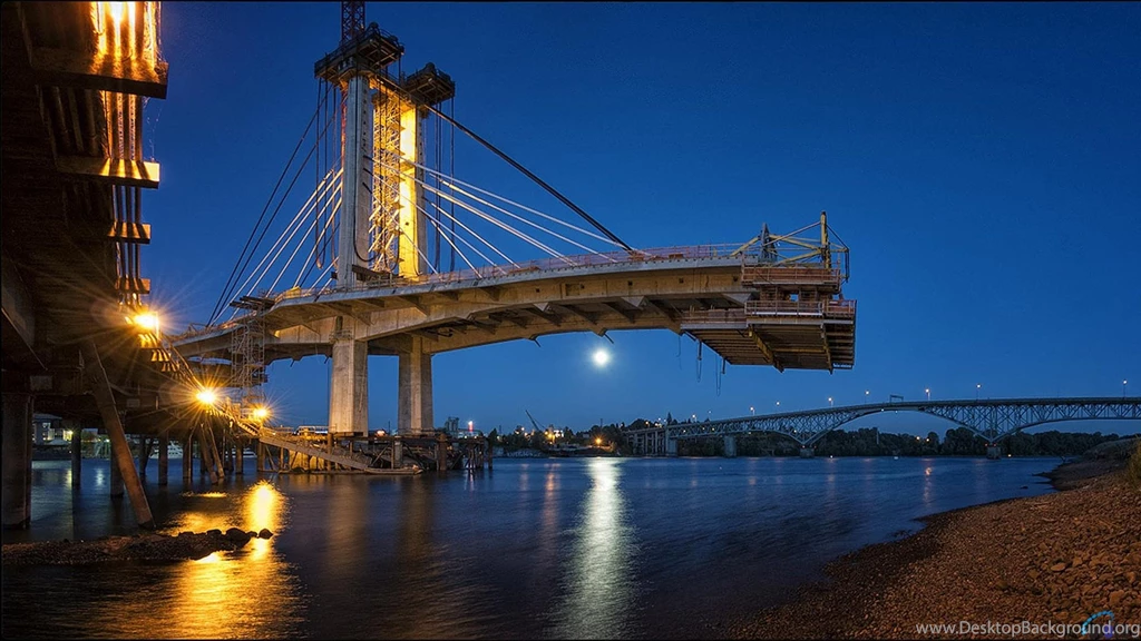 Download Wallpapers Portland Milwaukie Light Rail Bridge (Caruthers ...