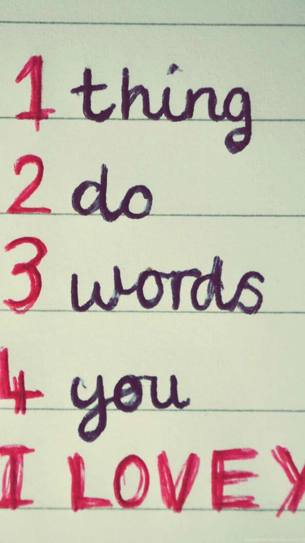 I Love You 3 Magical Words HD Wallpapers